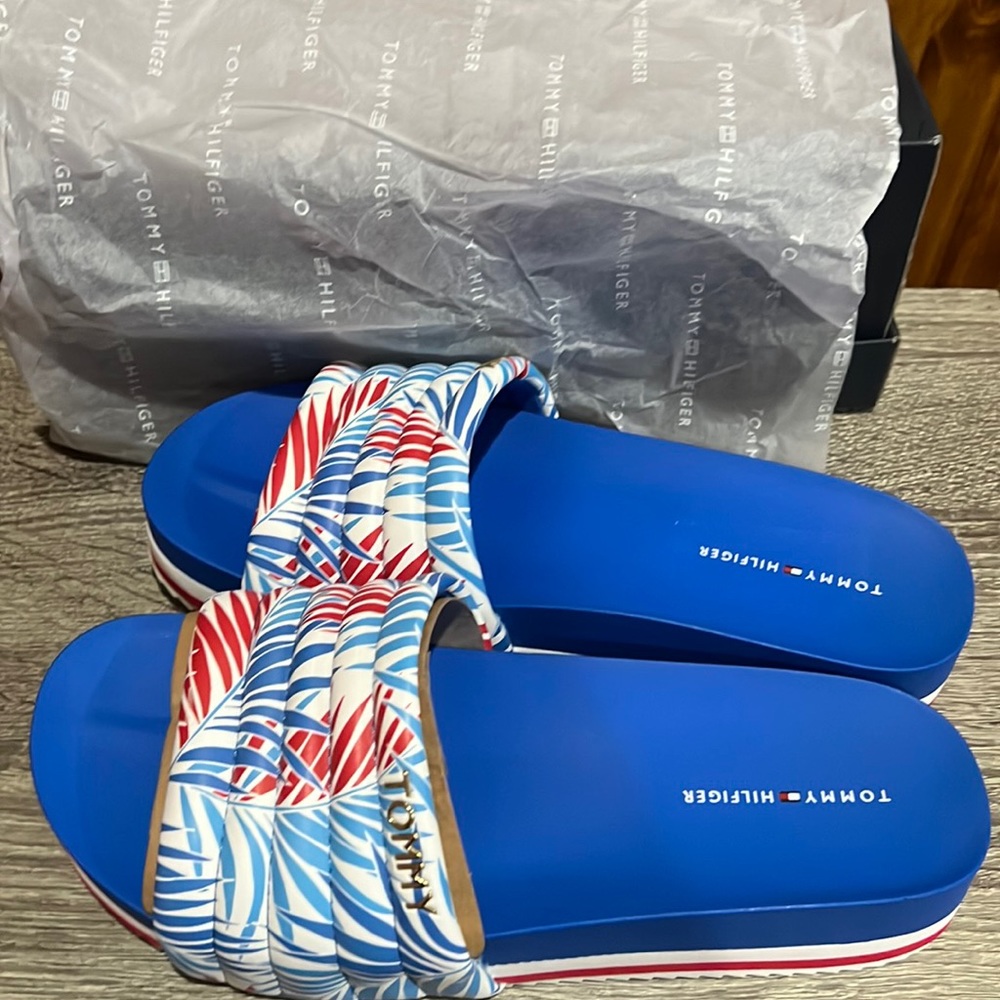 Red ,white and blue Tommy Hilfiger slacks